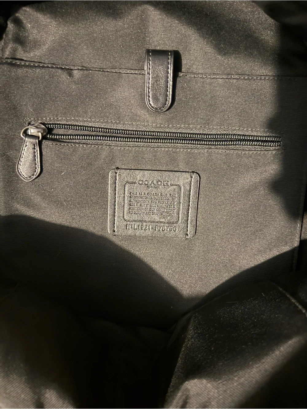 Coach Men’s Signature Canvas Backpack in Khaki/Black